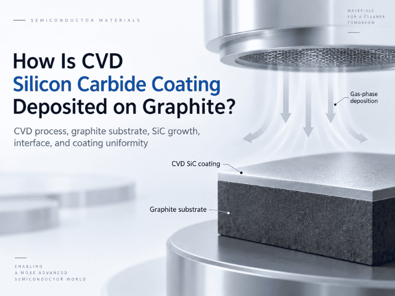 CVD 炭化ケイ素コーティングはどのようにしてグラファイト上に堆積されますか?