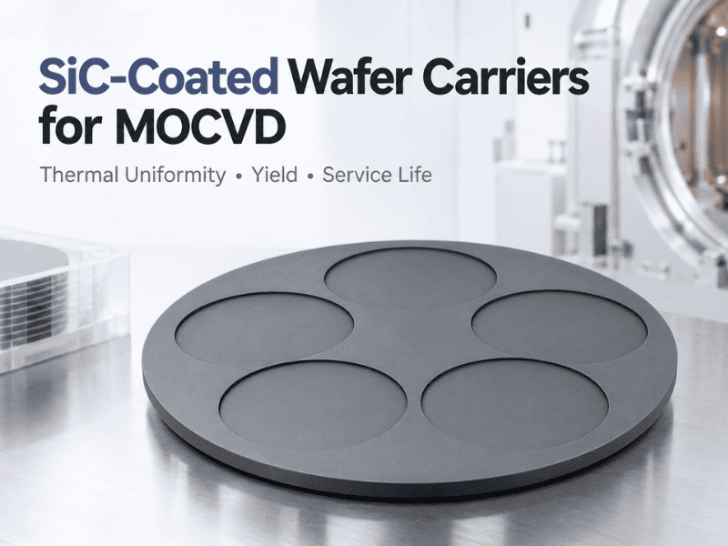 MOCVD 用 SiC コーティングウェーハキャリア: 熱均一性、歩留まり、耐用年数